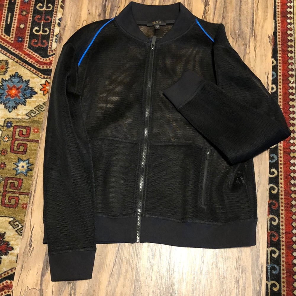 🧡4/$20🧡Alala Black Mesh Bomber Jacket